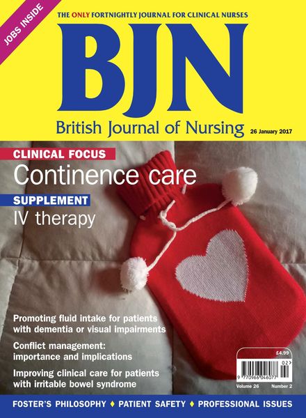 British Journal of Nursing – 26 January 2017