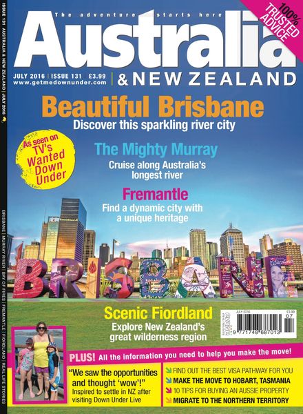Australia & New Zealand – July 2016