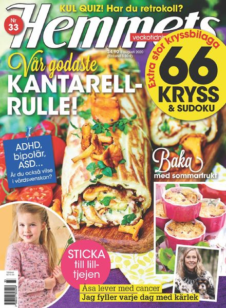 Hemmets Veckotidning – 04 augusti 2020