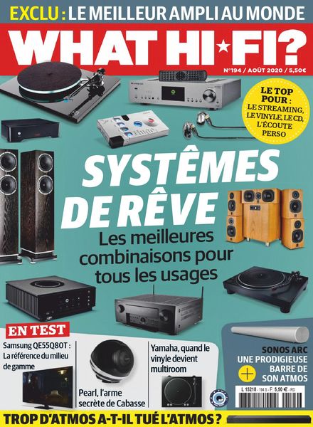 What Hifi France – aout 2020