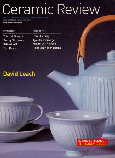 Ceramic Review – March- April 2003