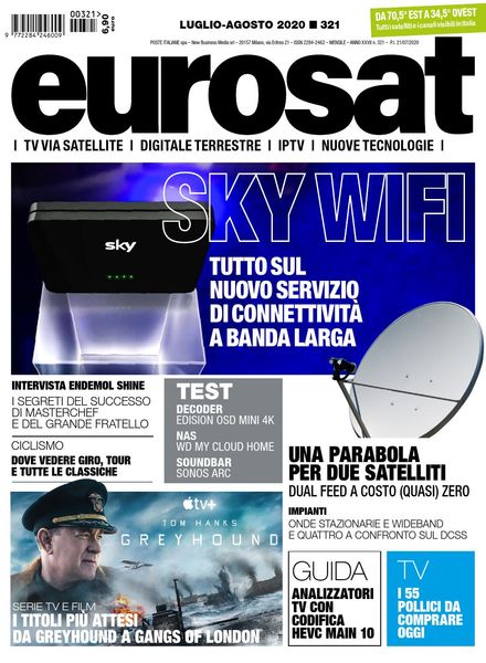 Eurosat – Luglio-Agosto 2020