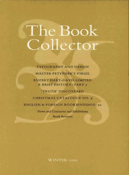 The Book Collector – Winter 2001