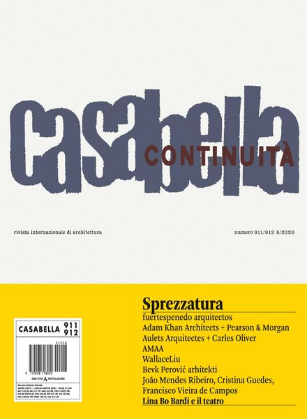 Casabella – Agosto 2020