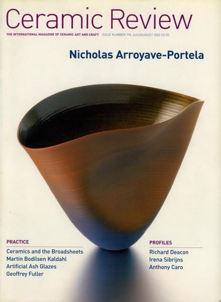 Ceramic Review – July- August 2002