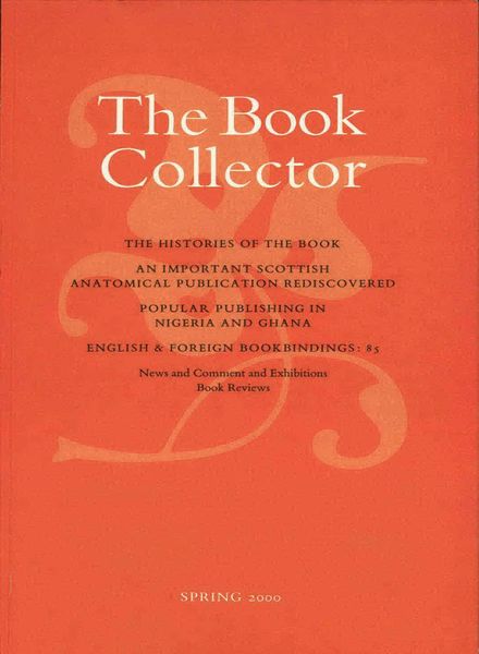 The Book Collector – Spring 2000