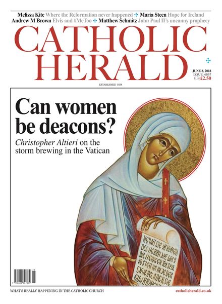 The Catholic Herald – 8 June 2018