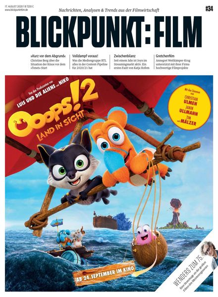 Blickpunkt Film – 17 August 2020