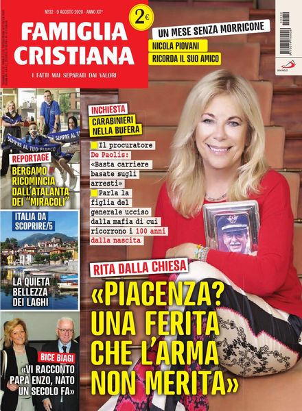 Famiglia Cristiana – 9 Agosto 2020