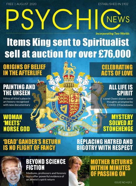 Psychic News – Issue 4191 – August 2020