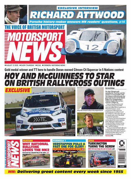 Motorsport News – August 13, 2020