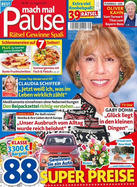 Mach Mal Pause – 19 August 2020