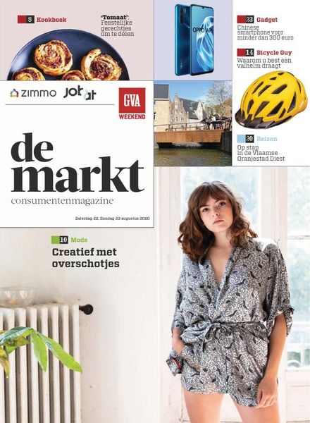 Gazet van Antwerpen De Markt – 22 augustus 2020