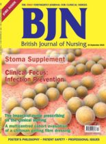 British Journal of Nursing – 24 September 2015
