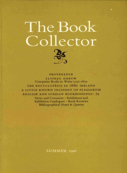 The Book Collector – Summer 1996