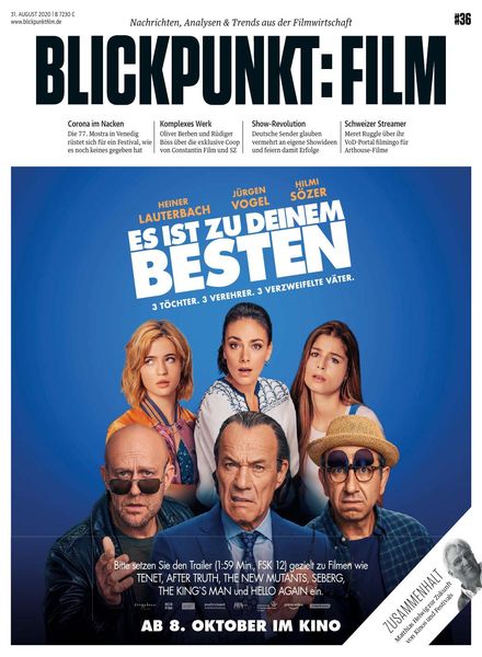 Blickpunkt Film – 31 August 2020