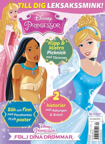 Disney Prinsessor – augusti 2020