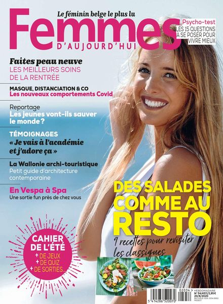Femmes D’Aujourd’Hui – 20 Aout 2020