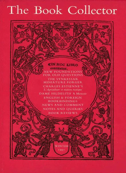 The Book Collector – Winter 1991
