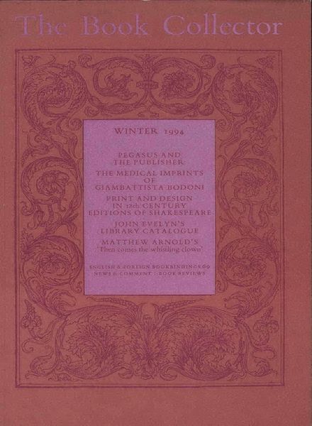The Book Collector – Winter 1994