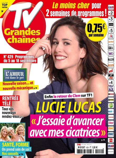 TV Grandes chaines – 5 Septembre 2020