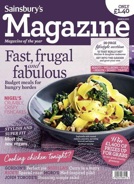 Sainsbury’s Magazine – March 2010