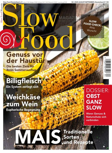 Slow Food Magazin – August-September 2020