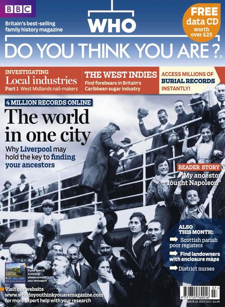 Who Do You Think You Are – July 2010
