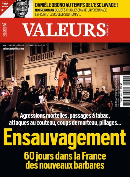 Valeurs Actuelles – 27 aout 2020