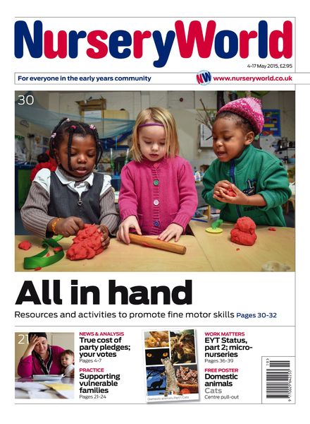 Nursery World – 4-17 May 2015