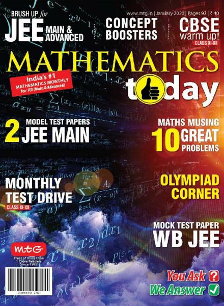 Mathematics Today – January 2020