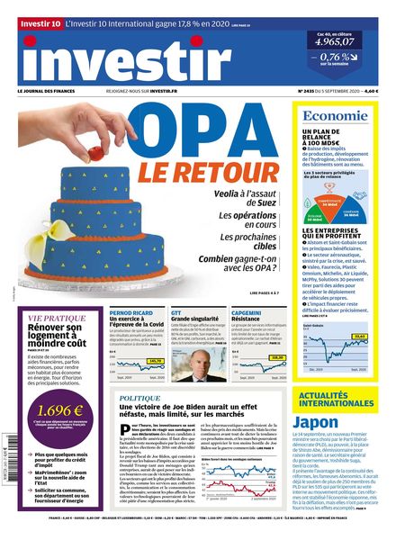 Investir – 5 Septembre 2020