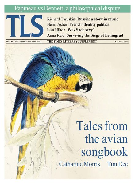 The Times Literary Supplement – 4 August 2017