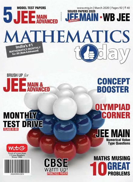 Mathematics Today – March 2020