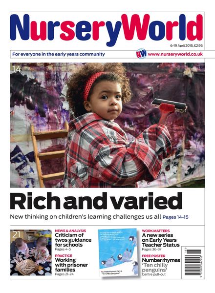 Nursery World – 6 – 19 April 2015