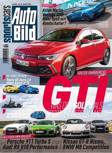 Auto Bild Sportscars – Oktober 2020