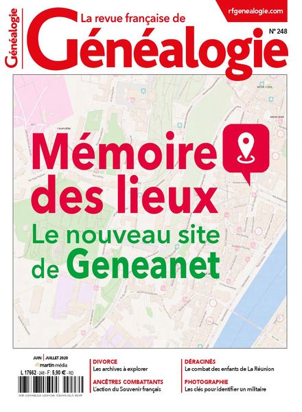 La Revue francaise de Genealogie – Juin-Juillet 2020
