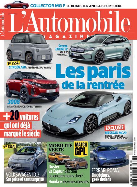 L’Automobile Magazine – Septembre 2020