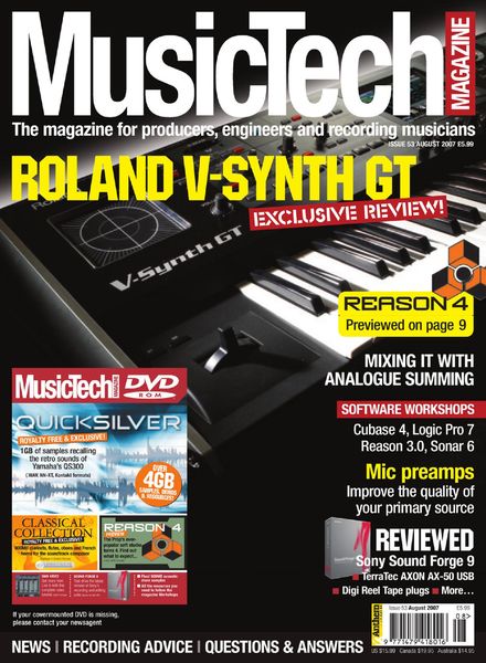 MusicTech – August 2007
