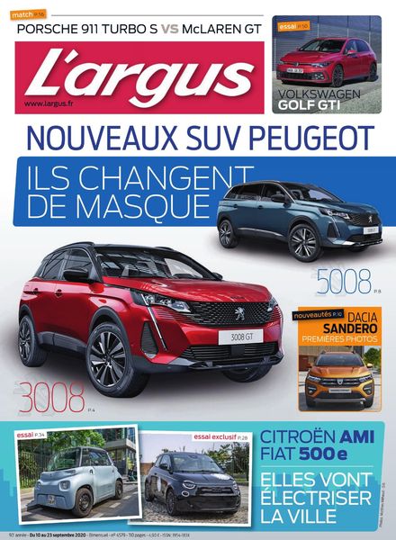 L’Argus – 10 Septembre 2020
