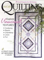 McCall’s Quilting – November-December 2020