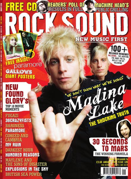 Rock Sound Magazine – January 2008