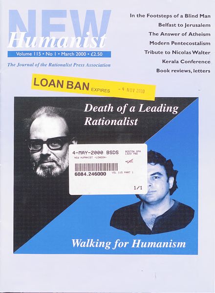 New Humanist – March 2000