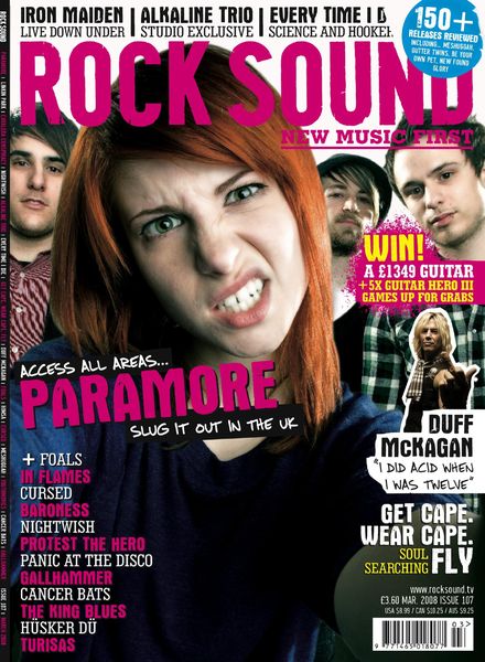 Rock Sound Magazine – March 2008
