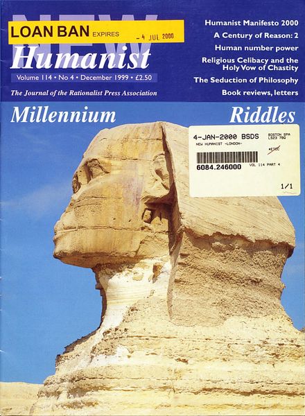 New Humanist – December 1999