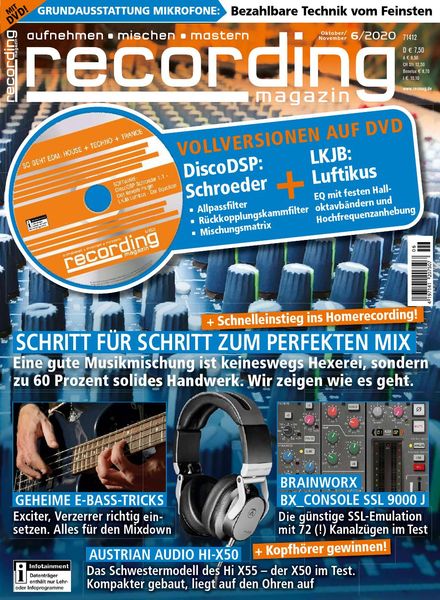 Recording Magazin – Oktober-November 2020