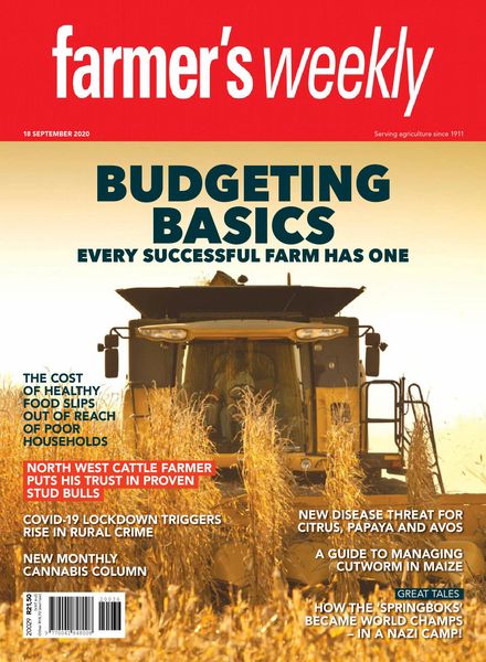 Farmer’s Weekly – 18 September 2020