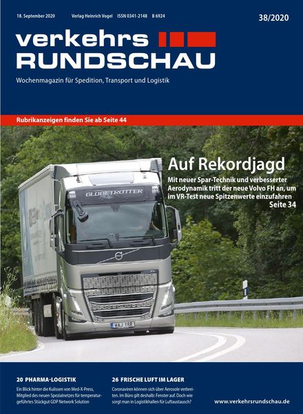 VerkehrsRundschau – 14 September 2020