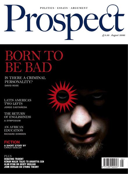 Prospect Magazine – August 2006