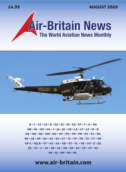 Air-Britain News – August 2020